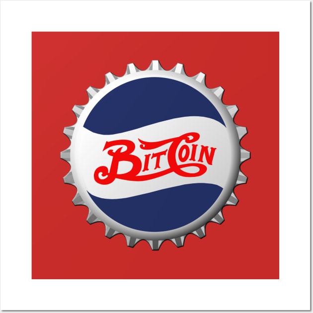 Bitcoin-Cola! Wall Art by phneep